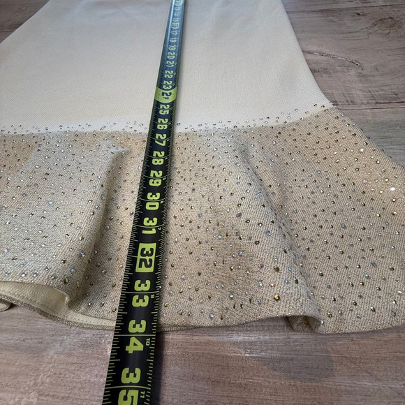 Liorah Exclusive Women's Cream Rhinestone Blazer Skirt Set Size 10 Church Wear - Picture 16 of 16